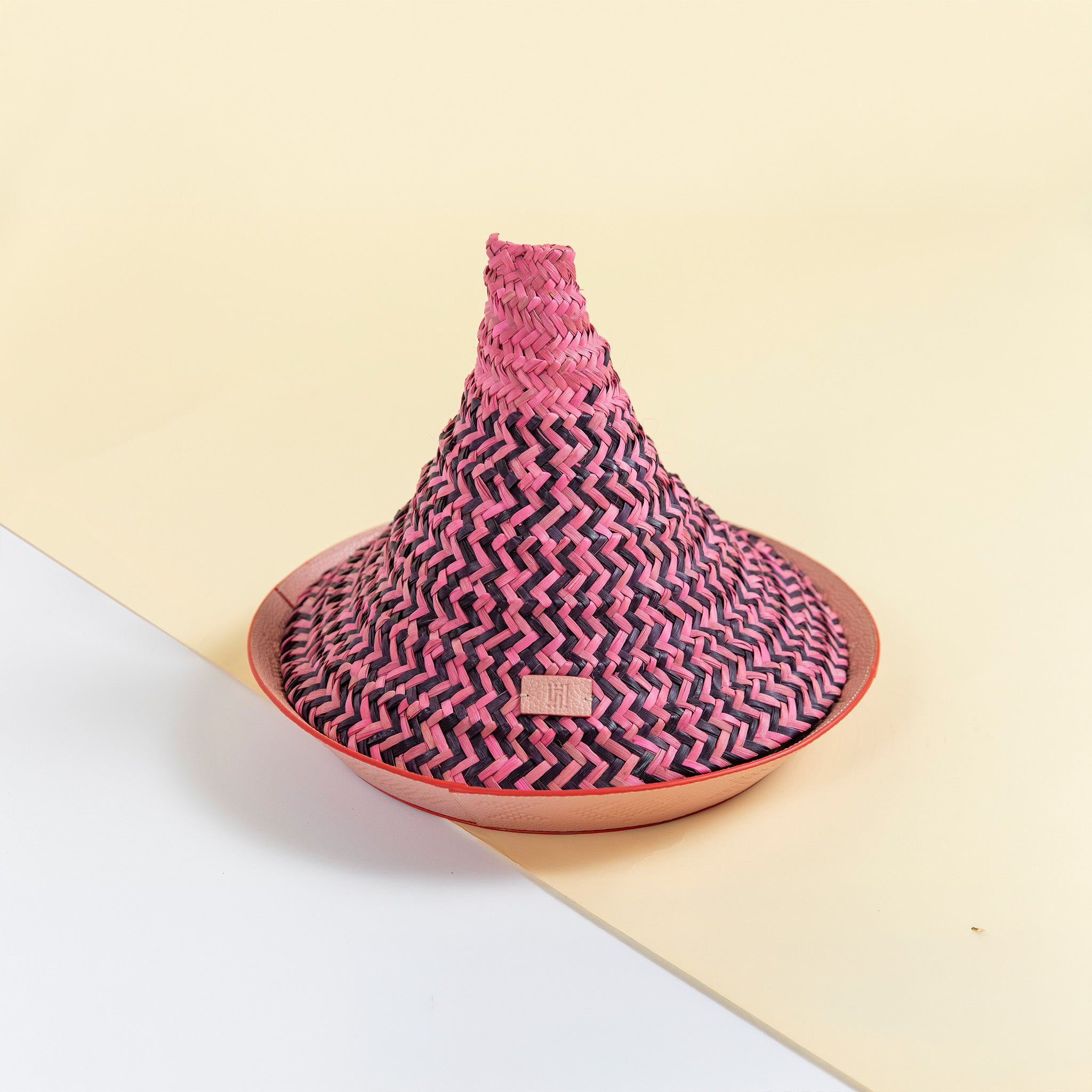 Purple Makkabah & Leather Tray I - Small