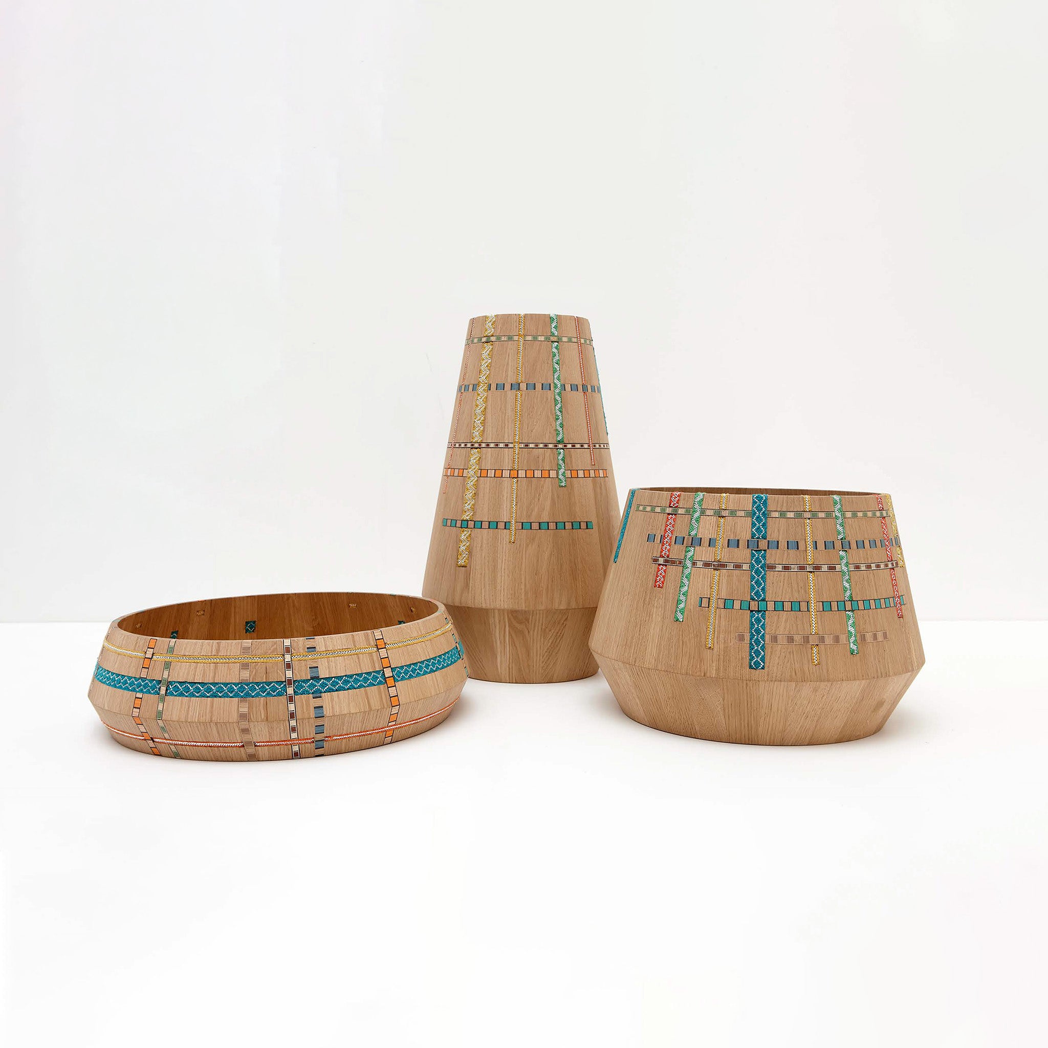 Tamra Wooden Bowl II | Mixed Colors