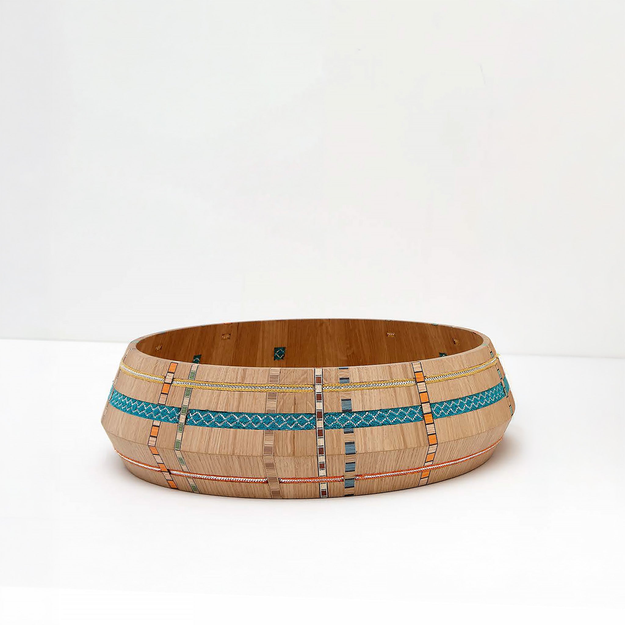Pomelo Wooden Bowl I | Mixed Colors